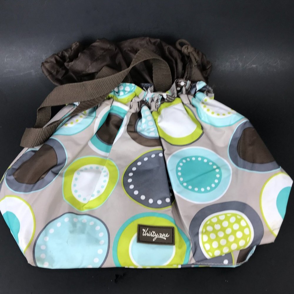 thirty-one Nylon drawstring lunch tote